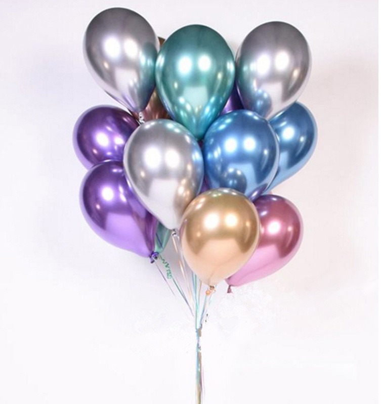 Helio guminiai balionai dovana šventės dekoracijai