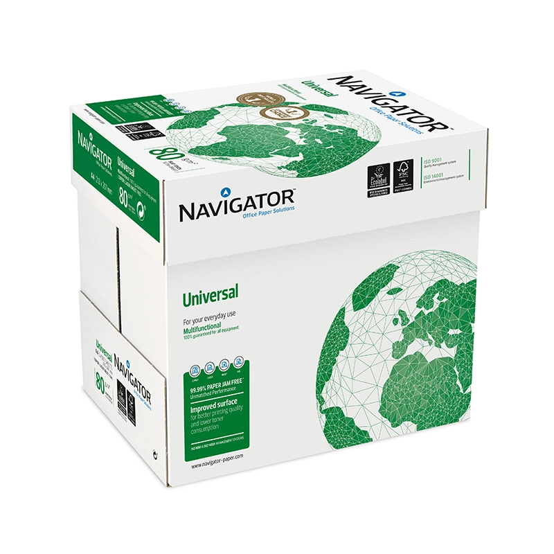 Navigator firmos universalaus naudojimo popieriaus dėžė.