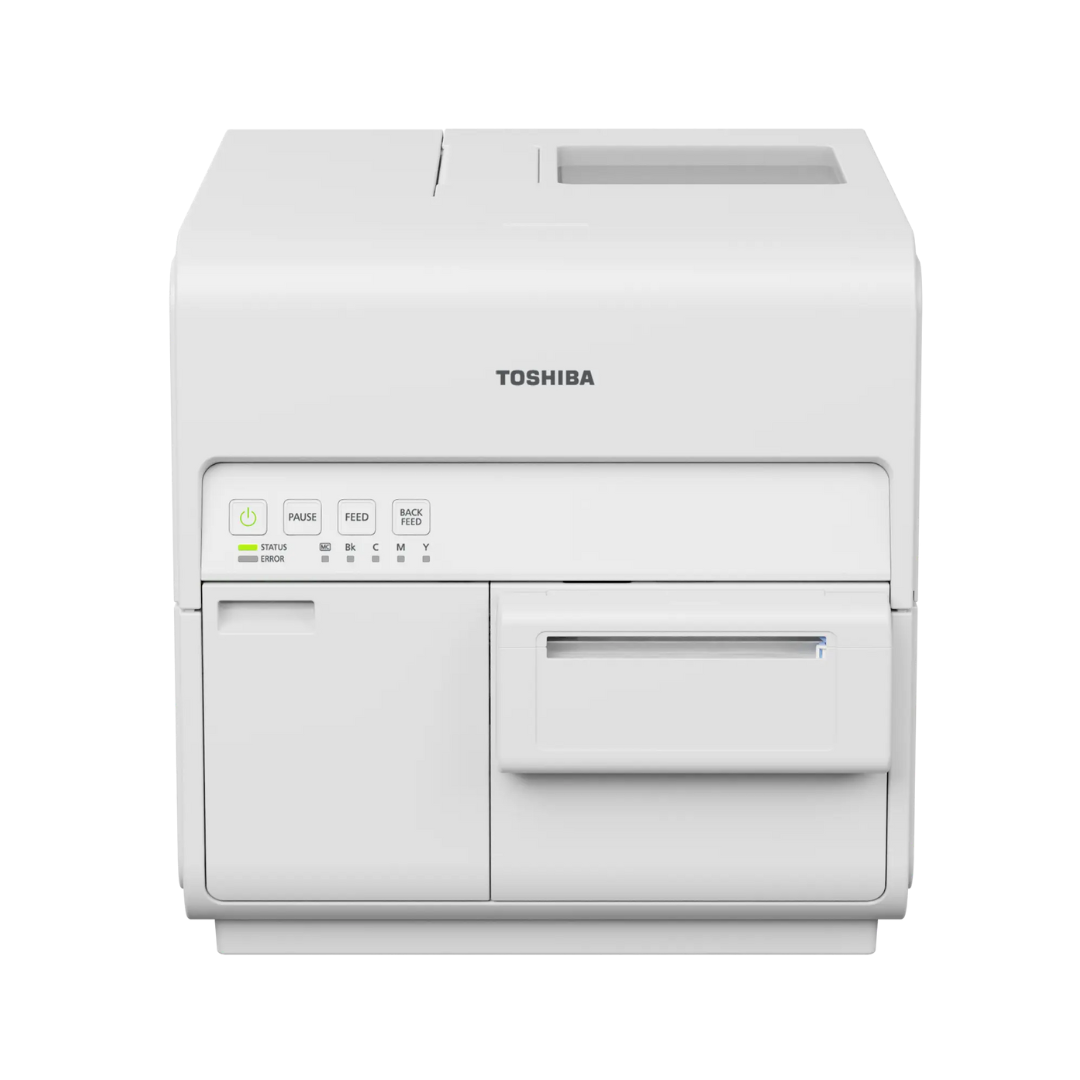 TOSHIBA BC400P spalvotas etikečių spausdintuvas