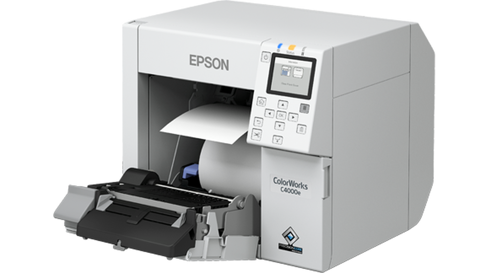 EPSON ColorWorks CW-C4000e spalvotų etikečių spausdintuvas