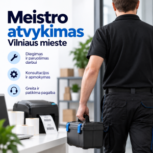 Meistro atvykimas Vilniaus mieste